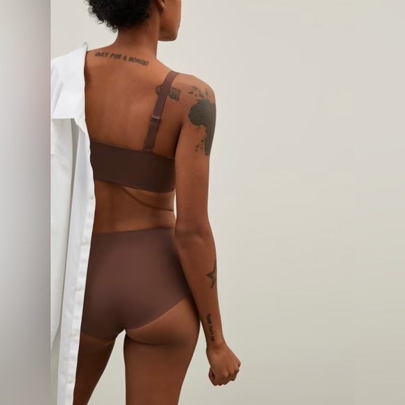 Everlane The Invisible High-Rise Hipster Panties NWT in Dark Tan/Brown Size XXS - Picture 4 of 7